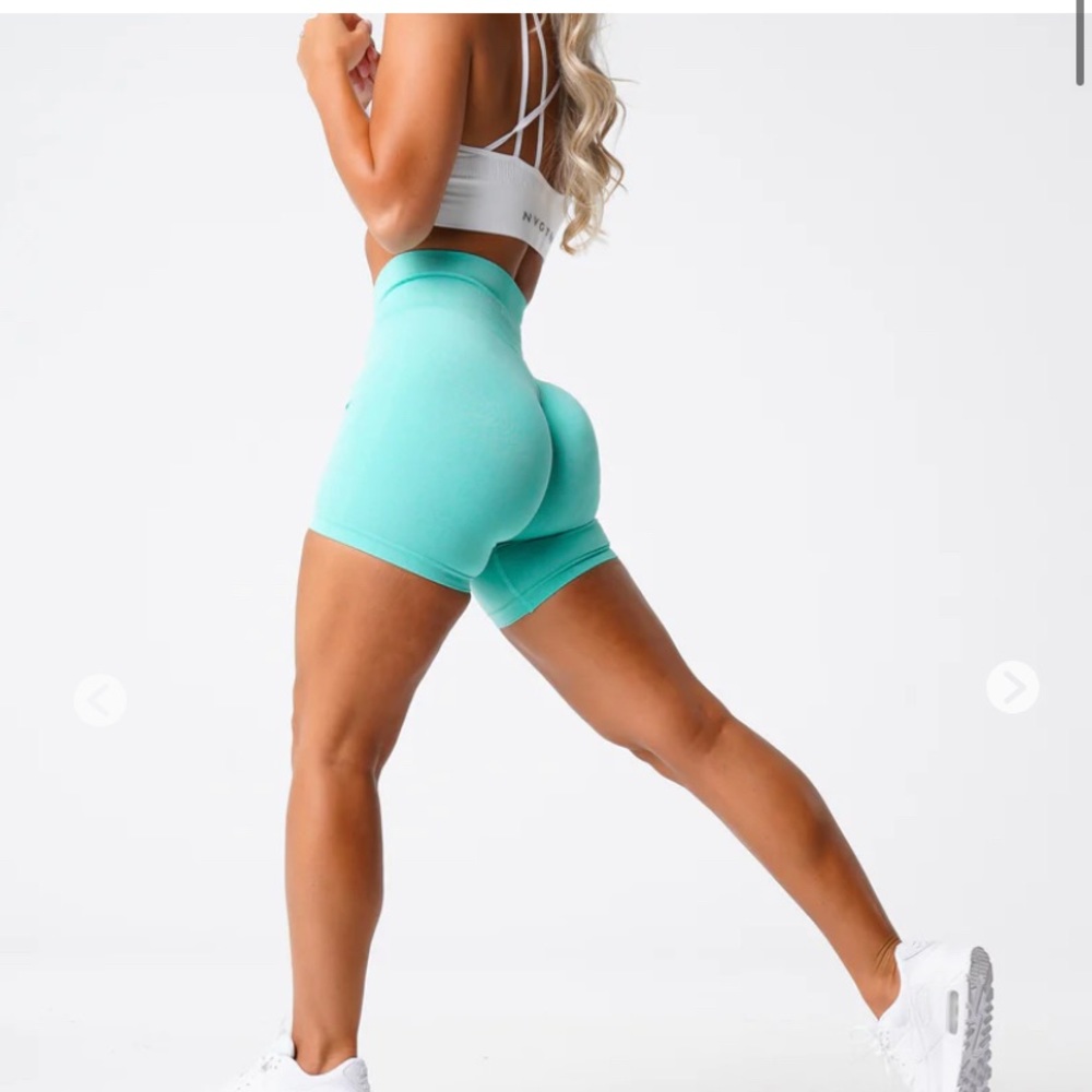 NVGTN Mint Green Bike Shorts